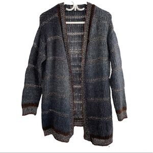 𝅺dixie Made in Italy Knitted Wool Cashmere Mix Cardigan size M